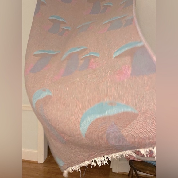 Versatile Earth & Teal Mushroom Pattern Textile Travelers Want This 🌎✈️🍄♥️ UO - Picture 4 of 7